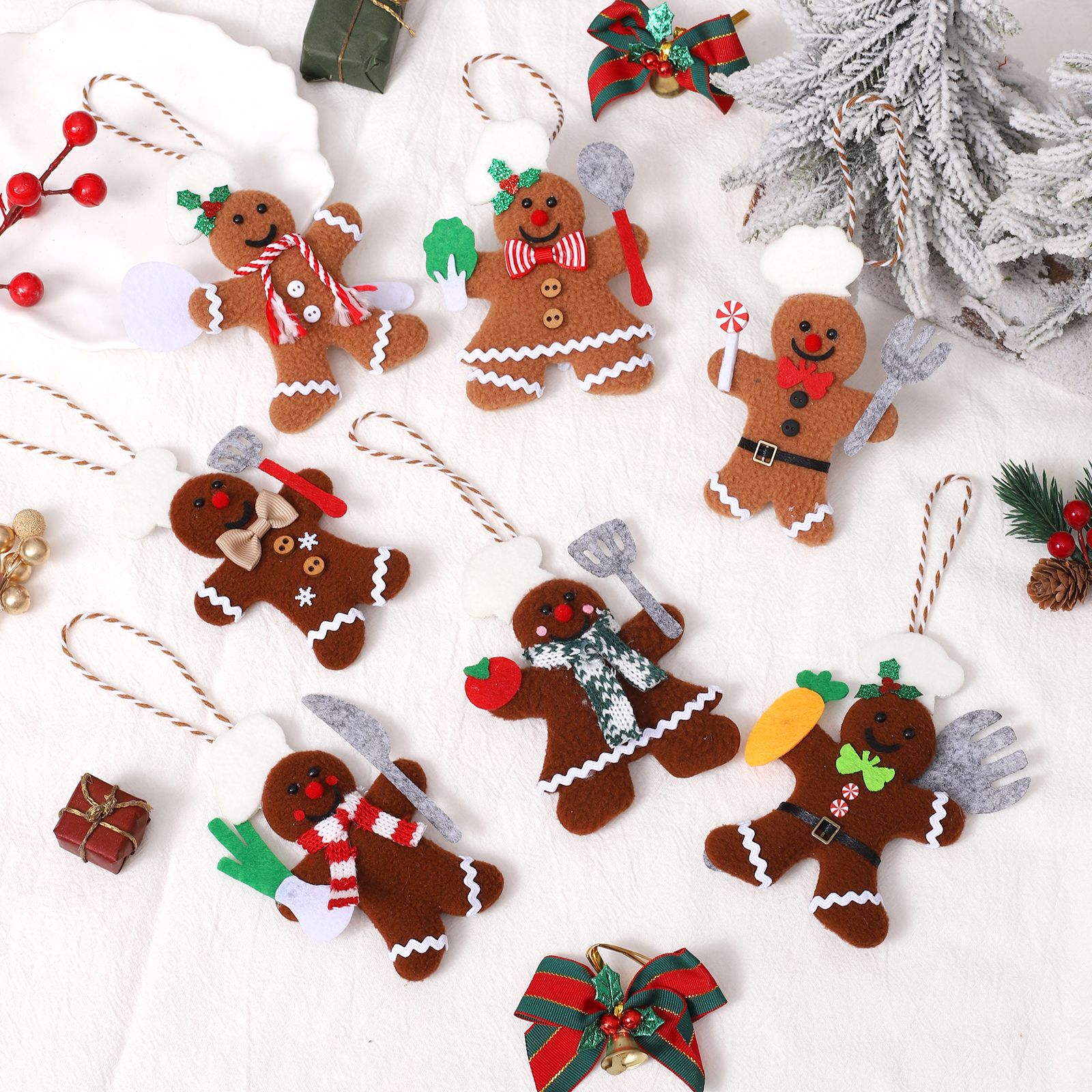 Lebkuchenmann-Hängedekoration  – Christmas Stocking Hanging Bewertung und Preis