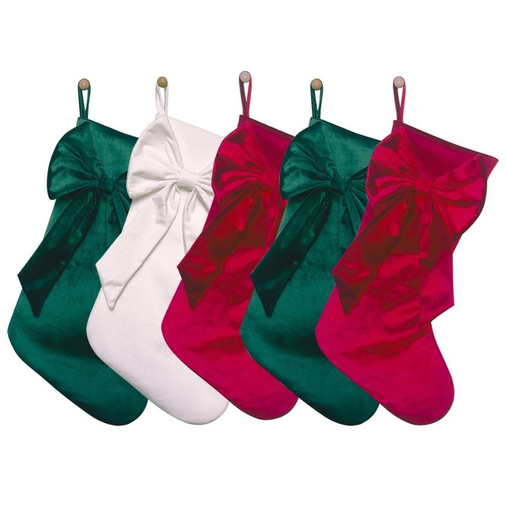 Weihnachtsstrümpfe mit Schleif – Christmas Stocking Hanging Bewertung und Preis