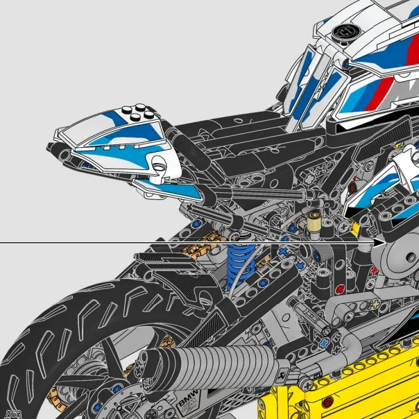MOC Motorrad-Modellbausatz, 19 – Lego Set Technic Bewertung und Preis