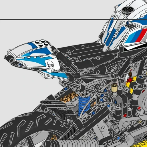 MOC Motorrad-Modellbausatz, 19 – Lego Set Technic Bewertung und Preis
