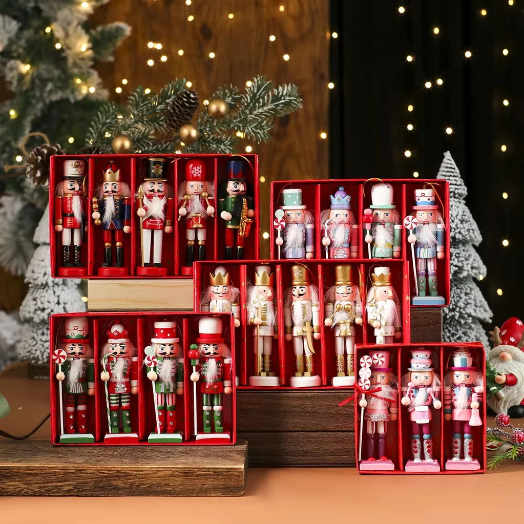 Holz-Nussknacker-Figurenset, W – Nutcracker Figurine Bewertung und Preis