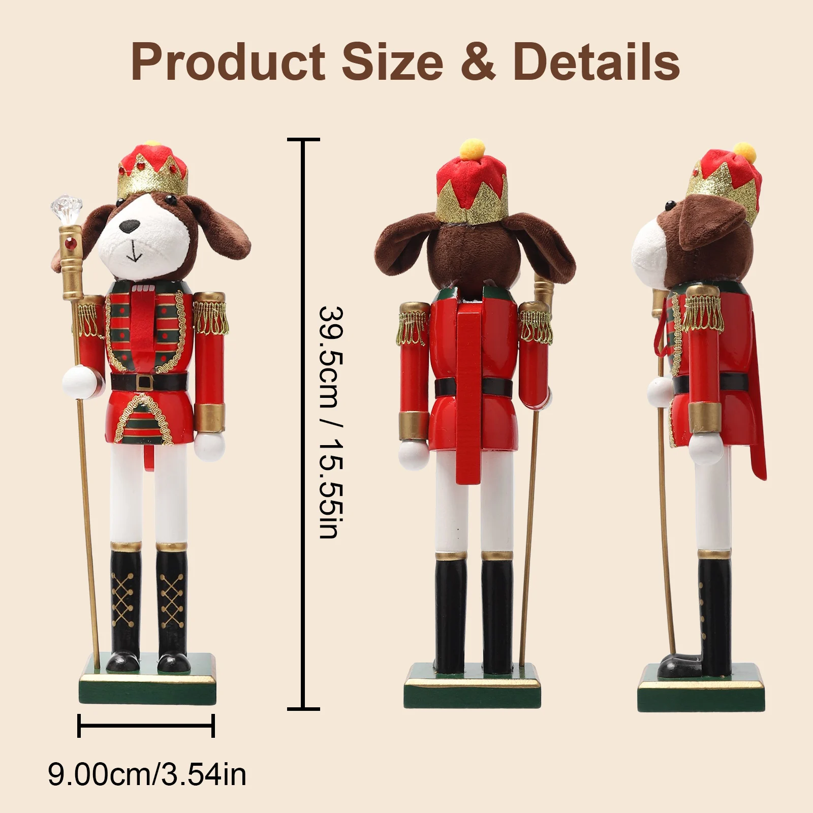 Hunde-förmiger Weihnachts-Nuss – Nutcracker Figurine Bewertung und Preis